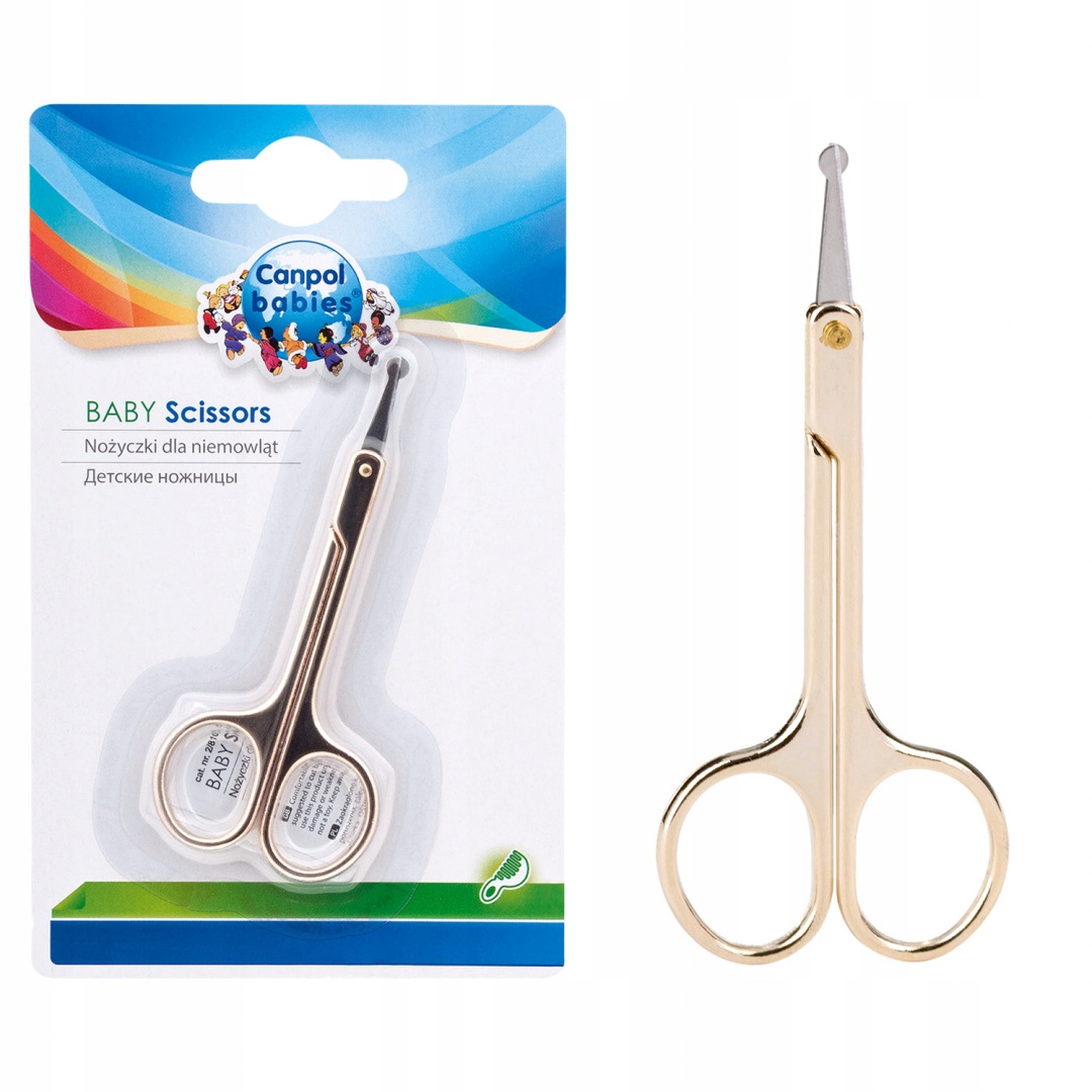 CANPOL NOŻYCZKI DO PAZNOKCI dla niemowląt dzieci