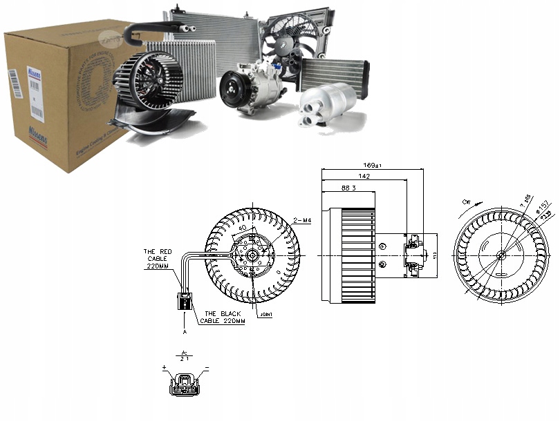 Nissens Ventilátor Dmychadla Volvo S60 A 2.4