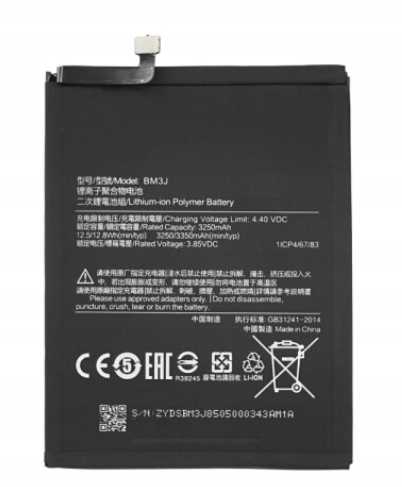 

Bateria do Xiaomi Mi 8 Lite BM3J 3350 mAh Li-Ion