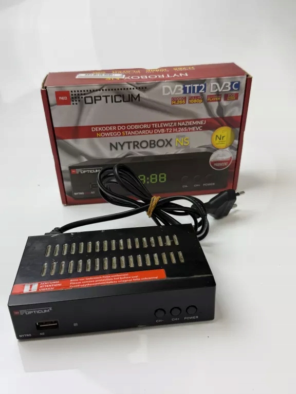 Tuner DVB-T2 Opticum Nytro DVB-T/T2/C