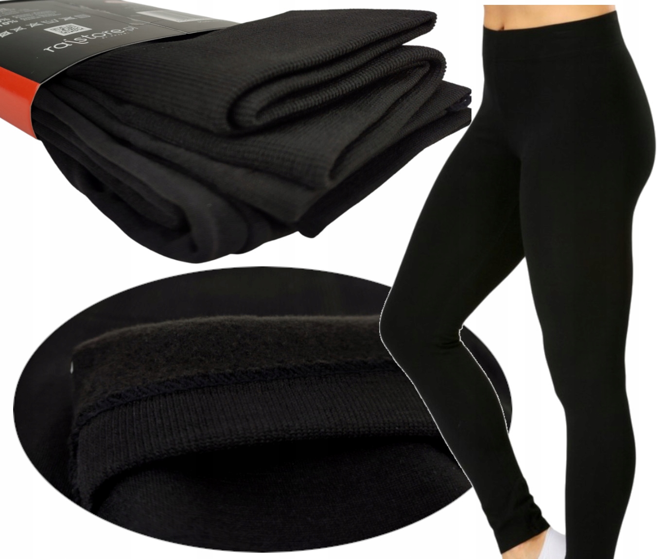 LEGINSY OCIEPLANE DAMSKIE GRUBE LEGINSY XL/XXL