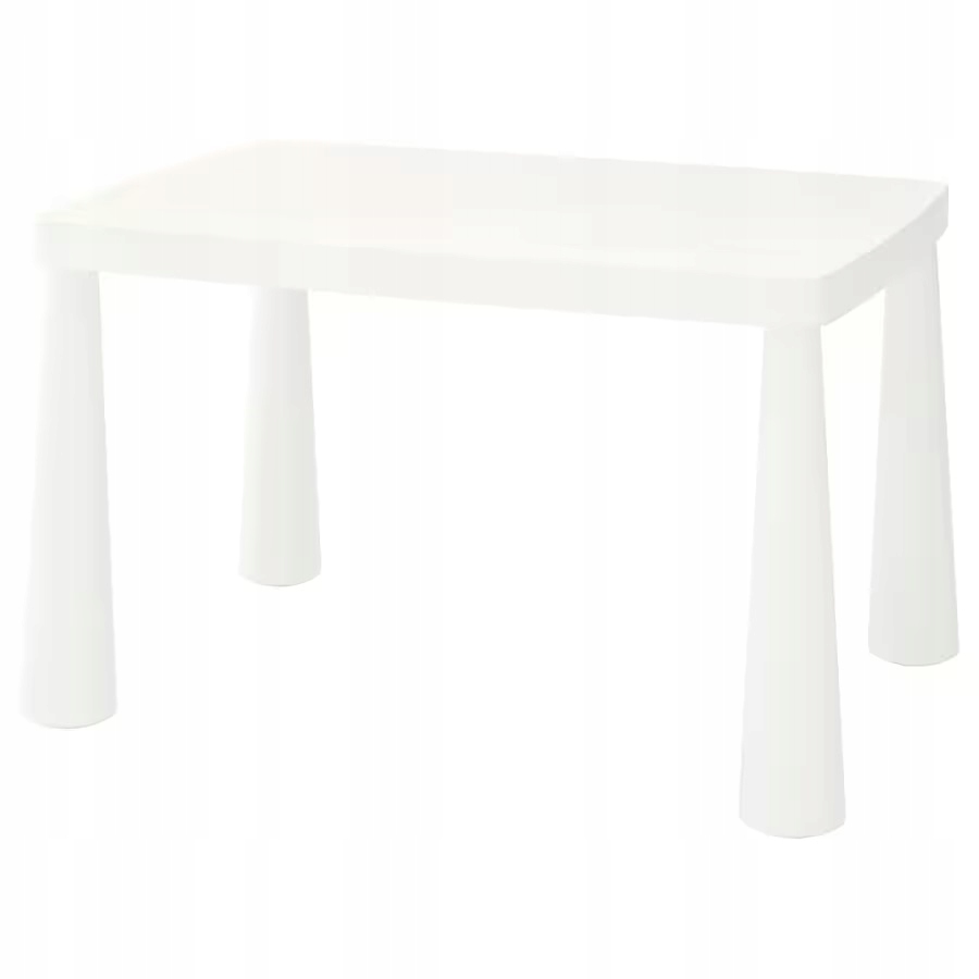 Ikea Mammut Stolik dziecięcy do wewnątrz/na zewnątrz 77x55 cm Biały