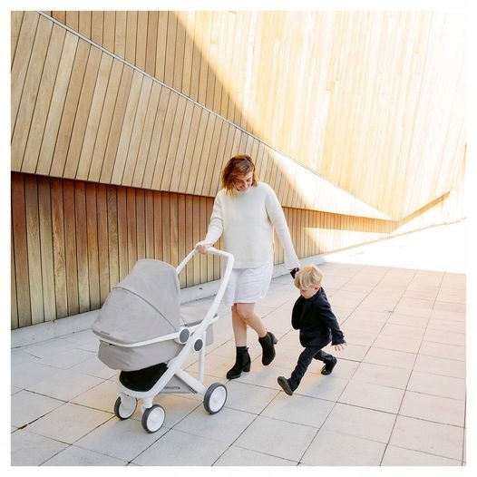 Greentom - Wózek Carrycot (v.2.1) White-Grey Marka Greentom