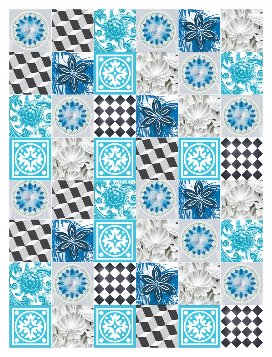Fototapeta Květiny Geometrie Mix vinylová 184x254 lepidlo