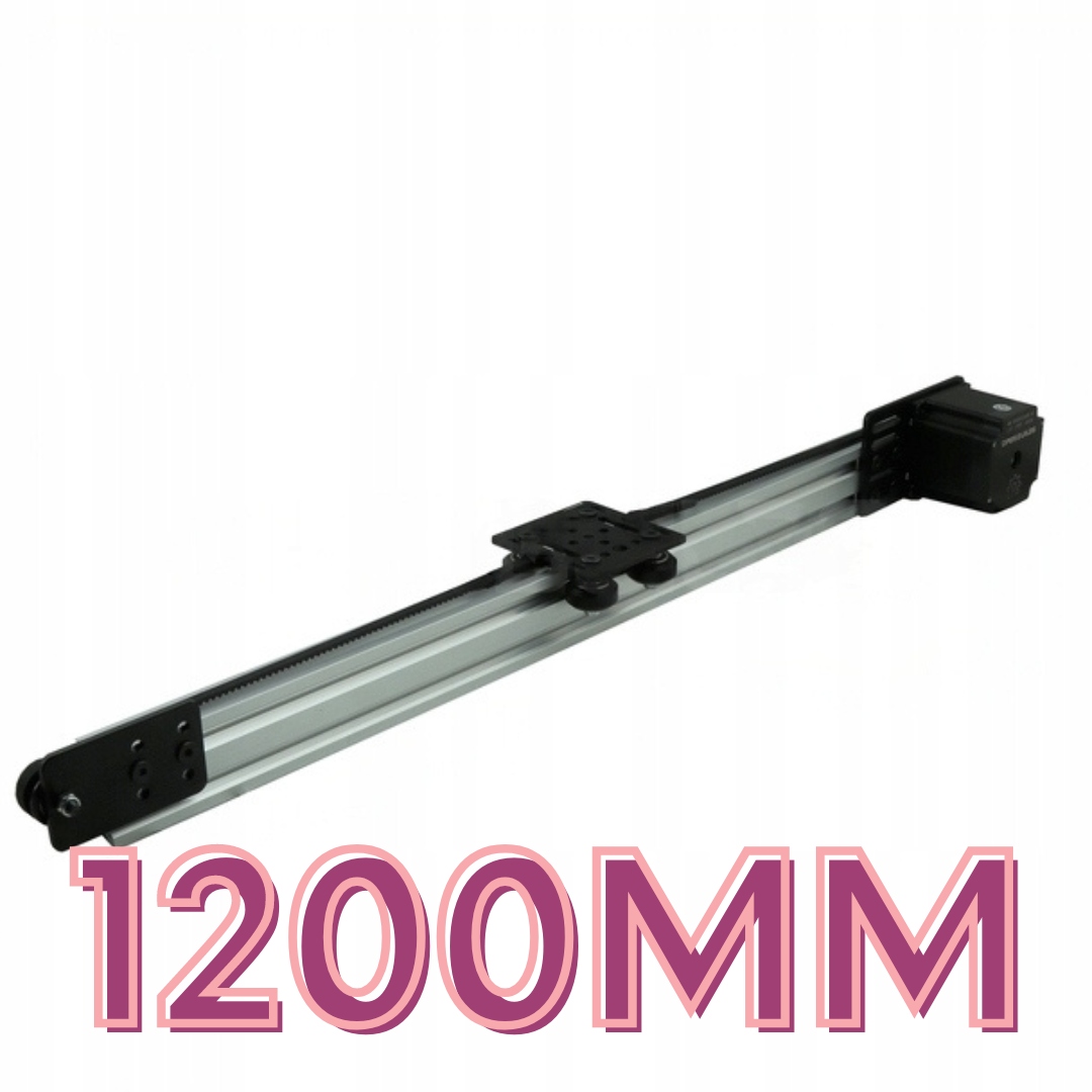Lineární vedení 1200 mm V-Slot s ozubeným řemenem 3GT-NEMA 23 2,45 Nm
