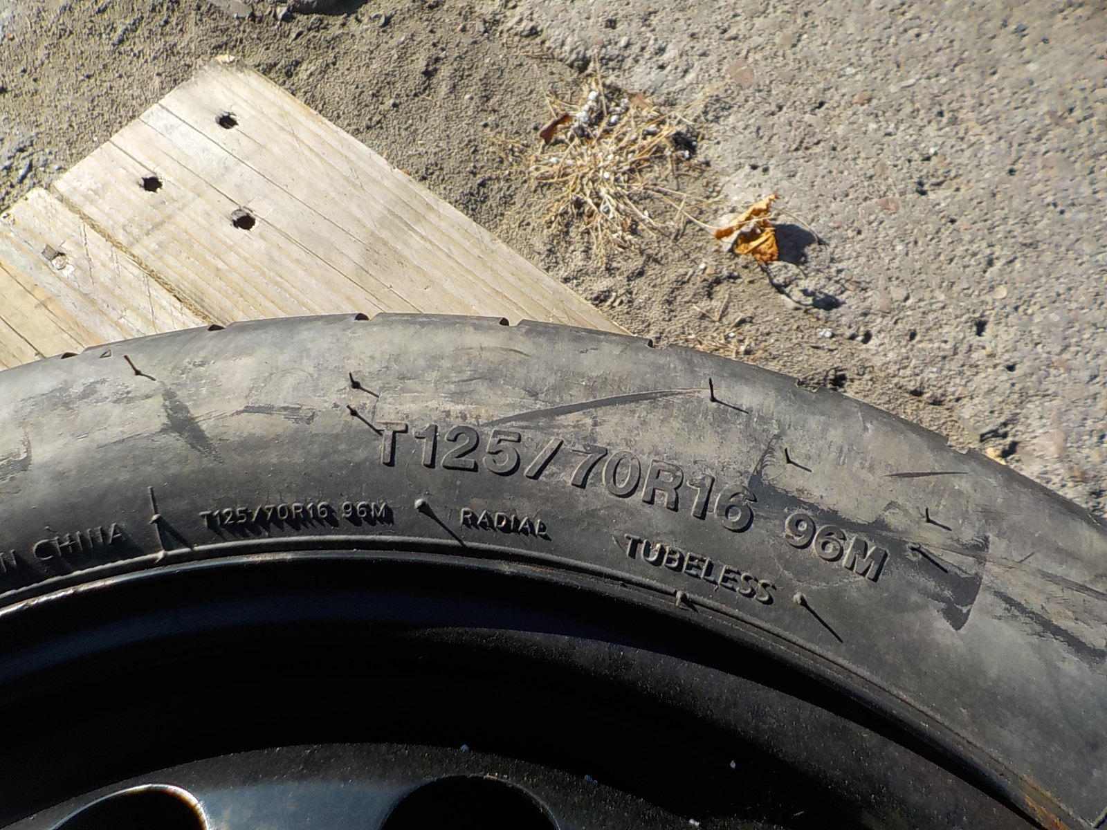 AUDI A3 III 8V Roue de secours R16 5x112 1K0601027F