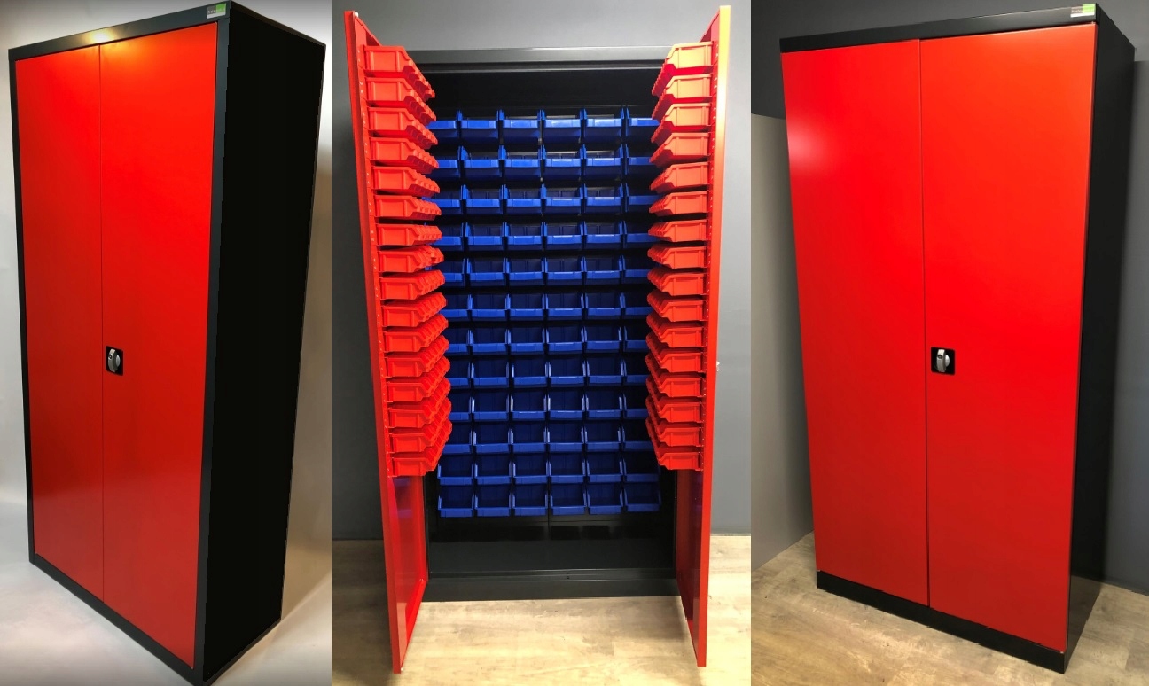 WARSZTATOWA DUŻA SZAFA Z POJEMNIKAMI NA NARZĘDZIA Kod producenta Szafa Metalowa PROFESMEB SWM