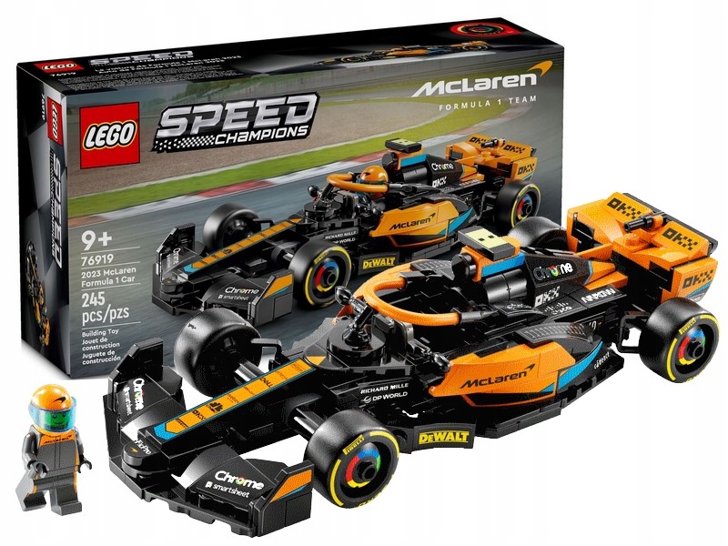 LEGO SPEED CHAMPIONS 76919 SAMOCHÓD WYŚCIGOWY MCLAREN FORMULA 1 WERSJA 2023