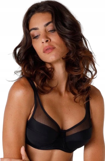 Lovelní Dámská Podprsenka, Černá, Hladká, Polovyztužená, 85D J_a
