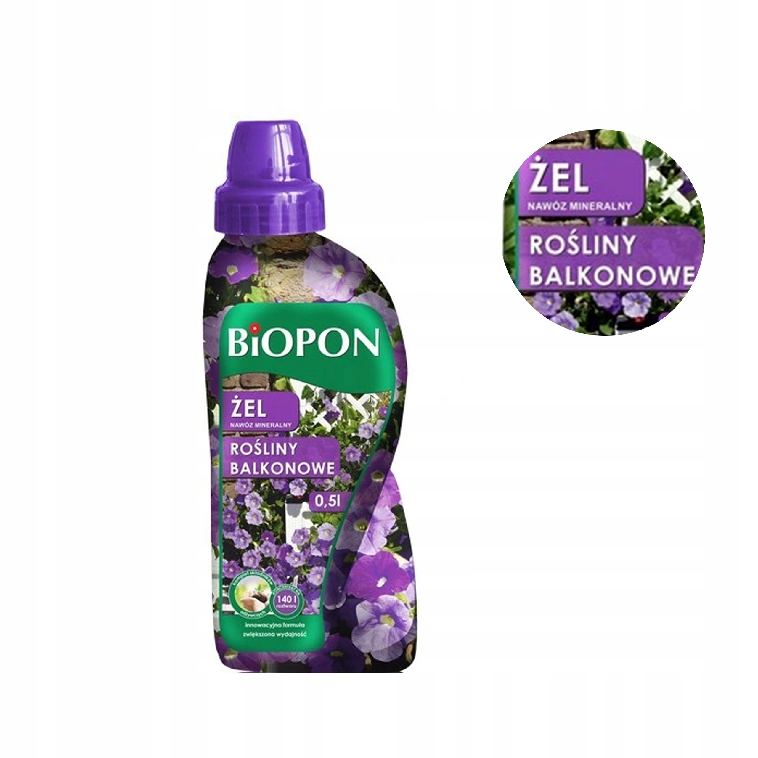 

Żel Mineralny Do Roślin Balkonowych 0,5l Biopon