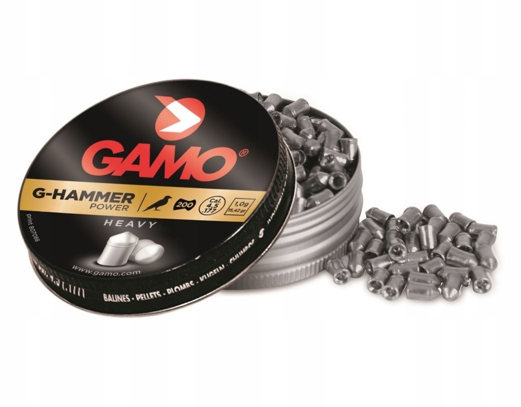 

Śrut Gamo G-Hammer Energy 4,5 mm 200 szt. ciężki