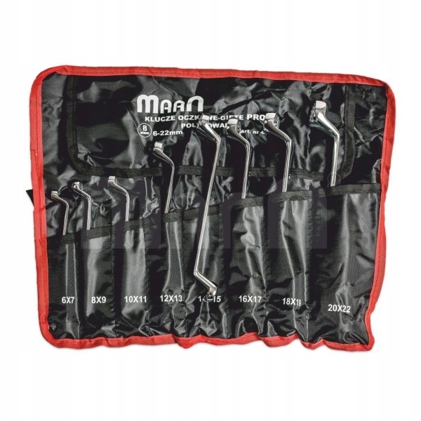 

Klucze oczkowe odgięte Profi 6 elementów