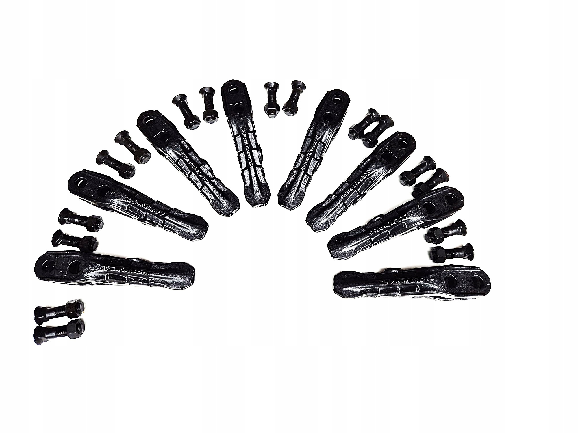 Zub pro Jcb 3CX – sada šroubů pro přední lžíci Vysoká Kvalita!