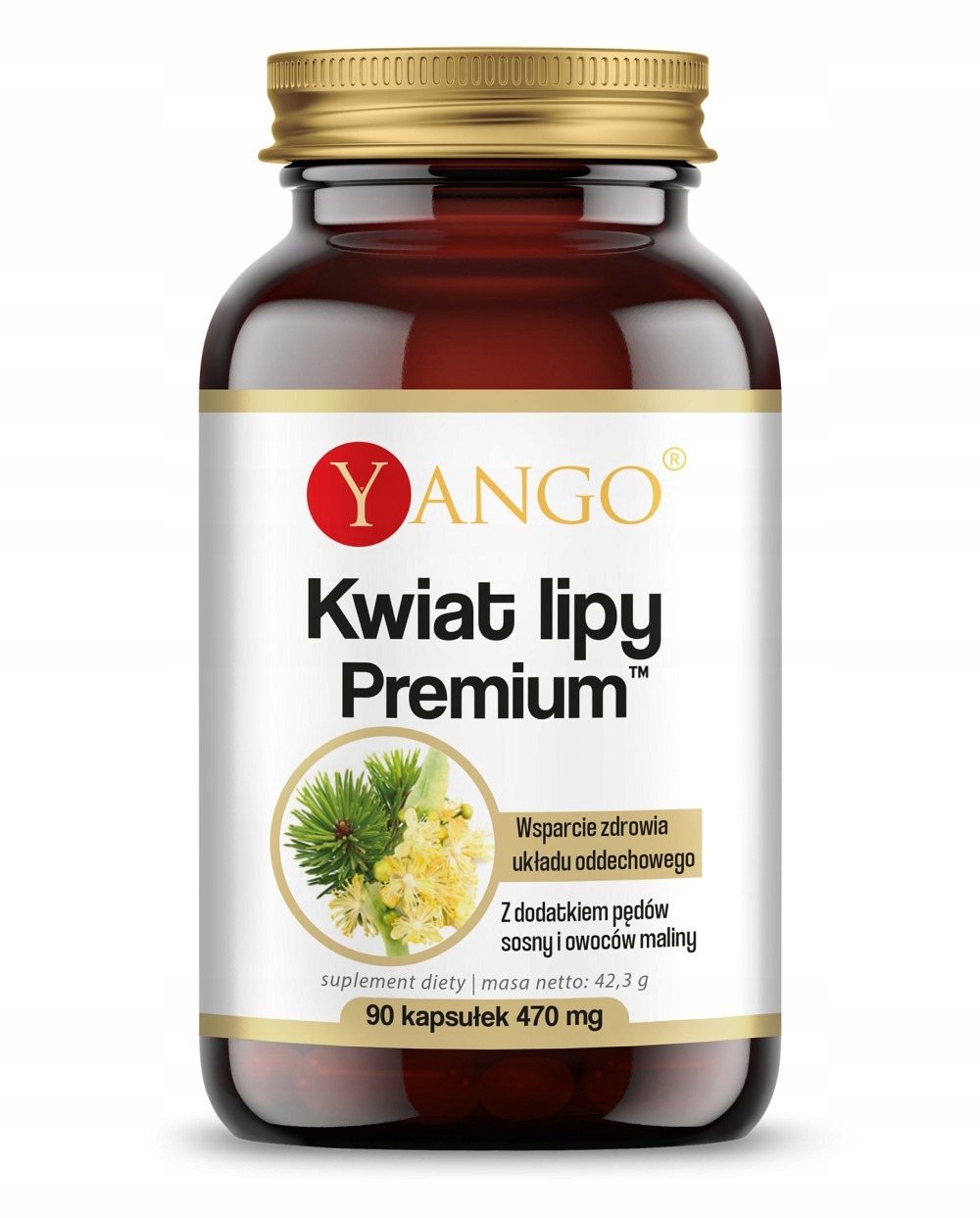 Lipový kvet Premium 90 kapsúl Yango