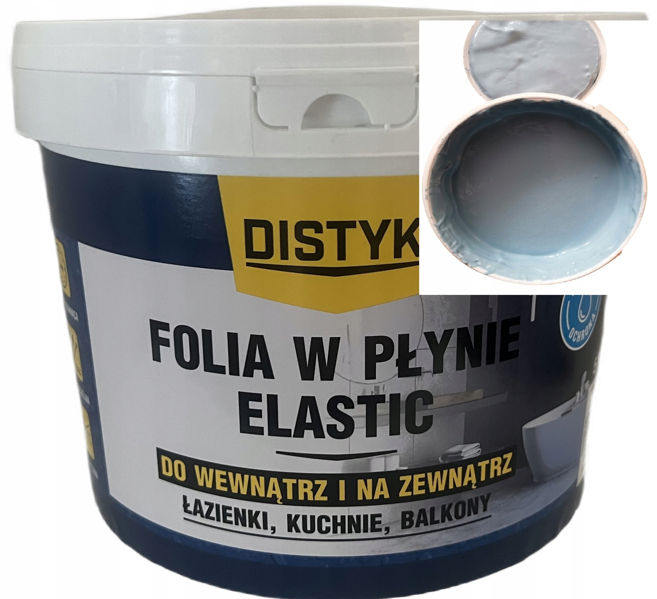 Hydroizolacja Distyk 1K Balkon, Taras uszczelniacz folia w płynie 5kg