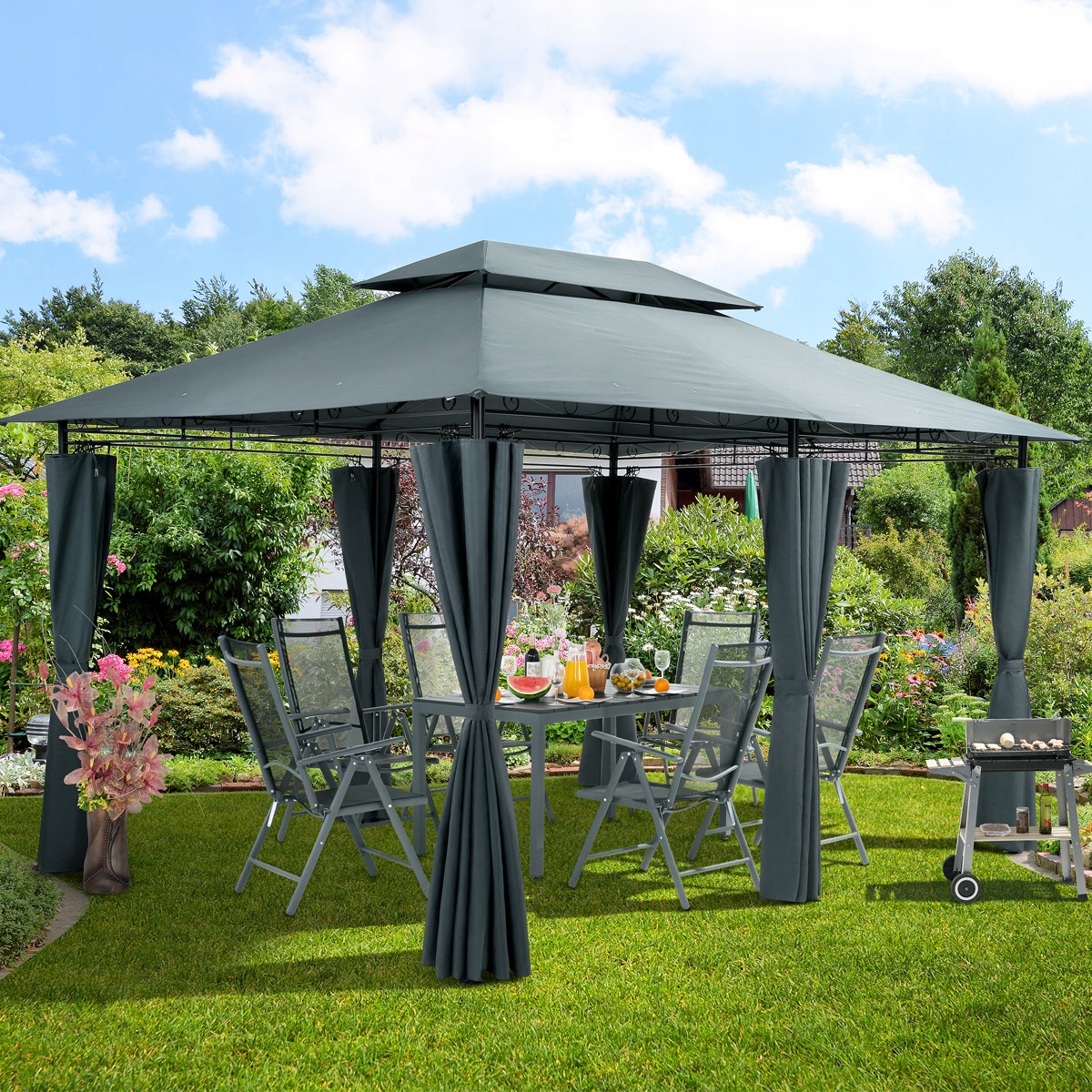 CASARIA EXCLUSIVE PAVILION GARDEN TENT 3x4 м EAN 4251779107865