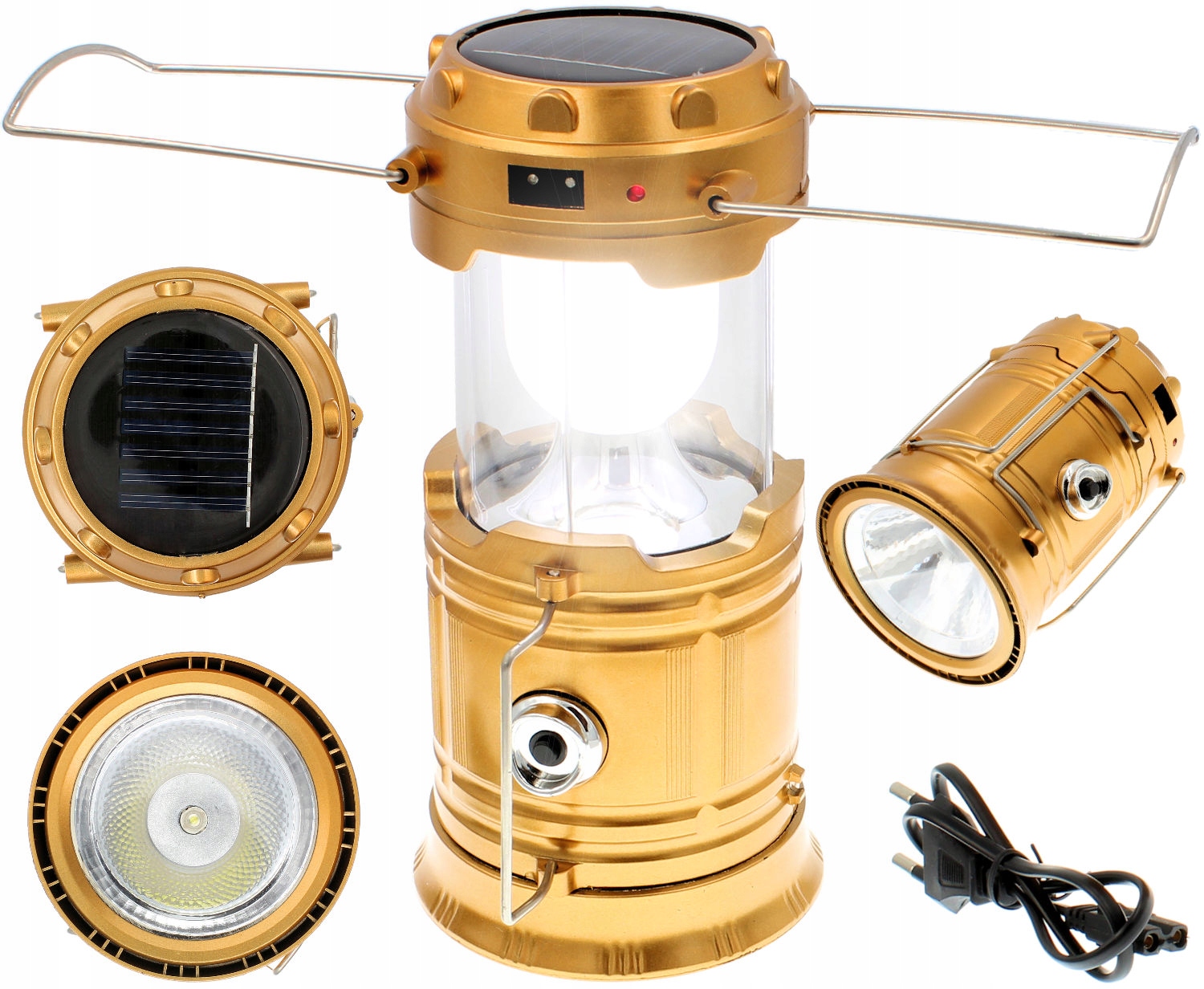 

Latarka Lampa Led Solar PowerBank Usb Kempingowa
