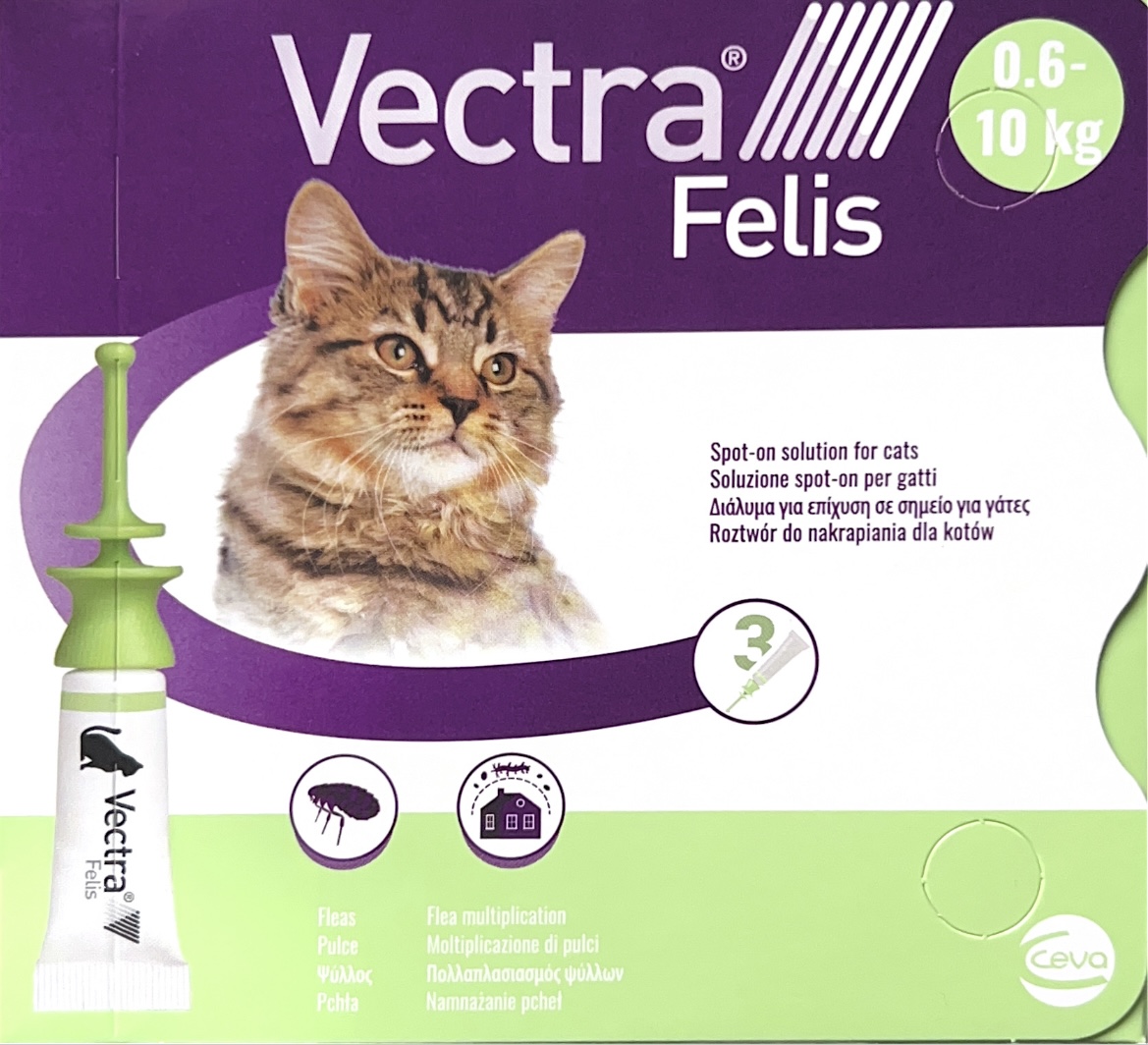 Vectra Felis dla Kotów na Pchły 3 Pipety