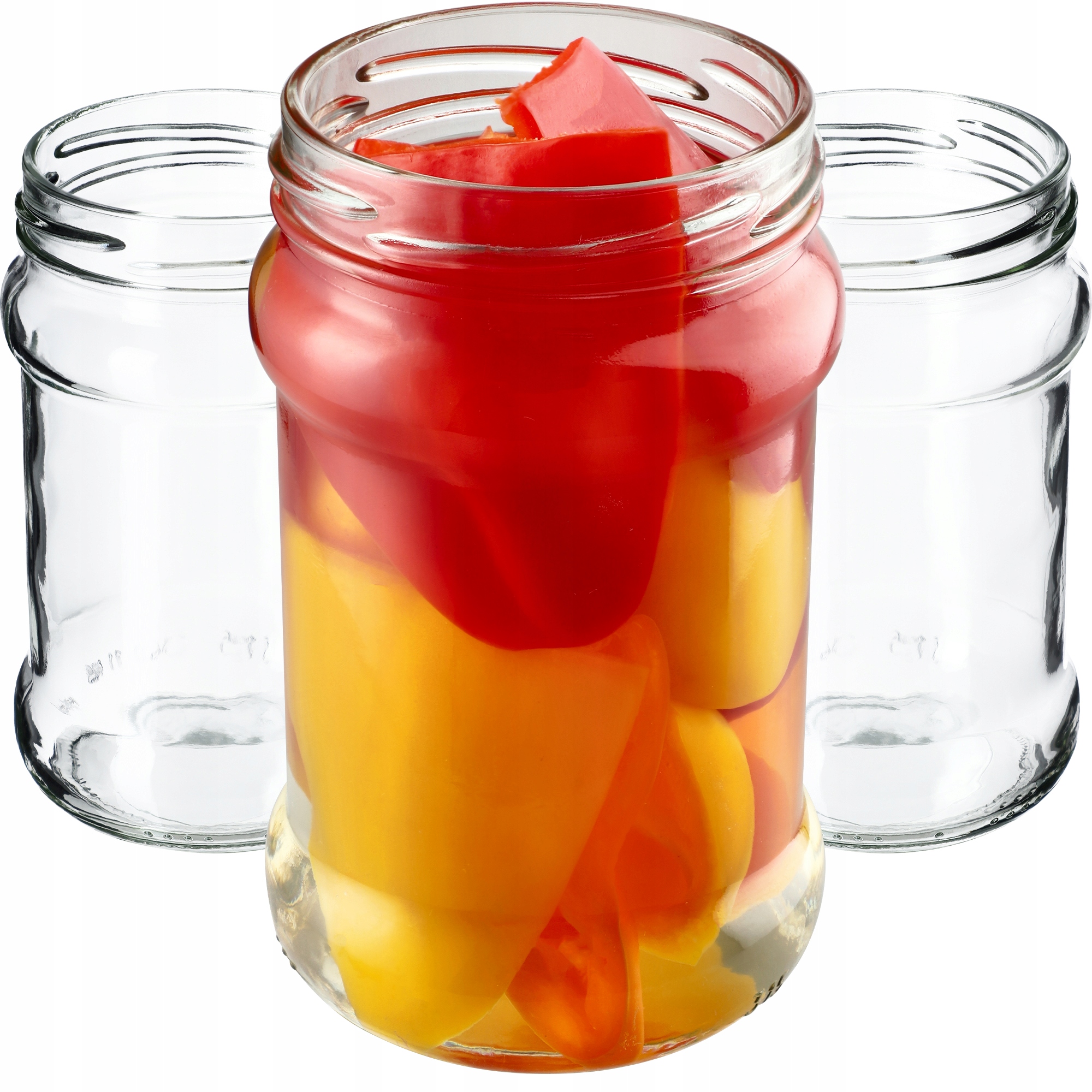 

20x Słoiki 315ml Na Przetwory Dżem Miód Ogórki