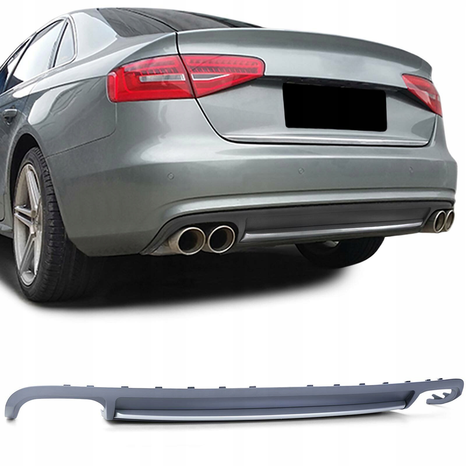 Spoiler Difuzér Kryt nárazníku Audi A4 B8 07-11