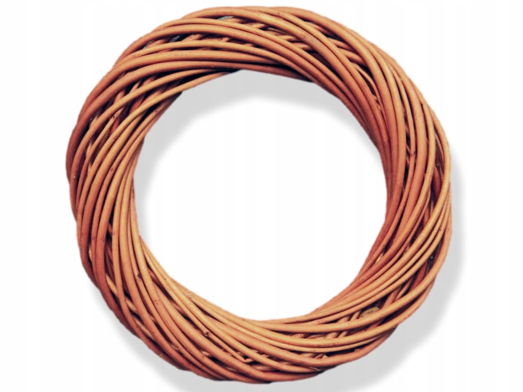 

Wianek Wiklinowy 15cm Jasny ring podkład