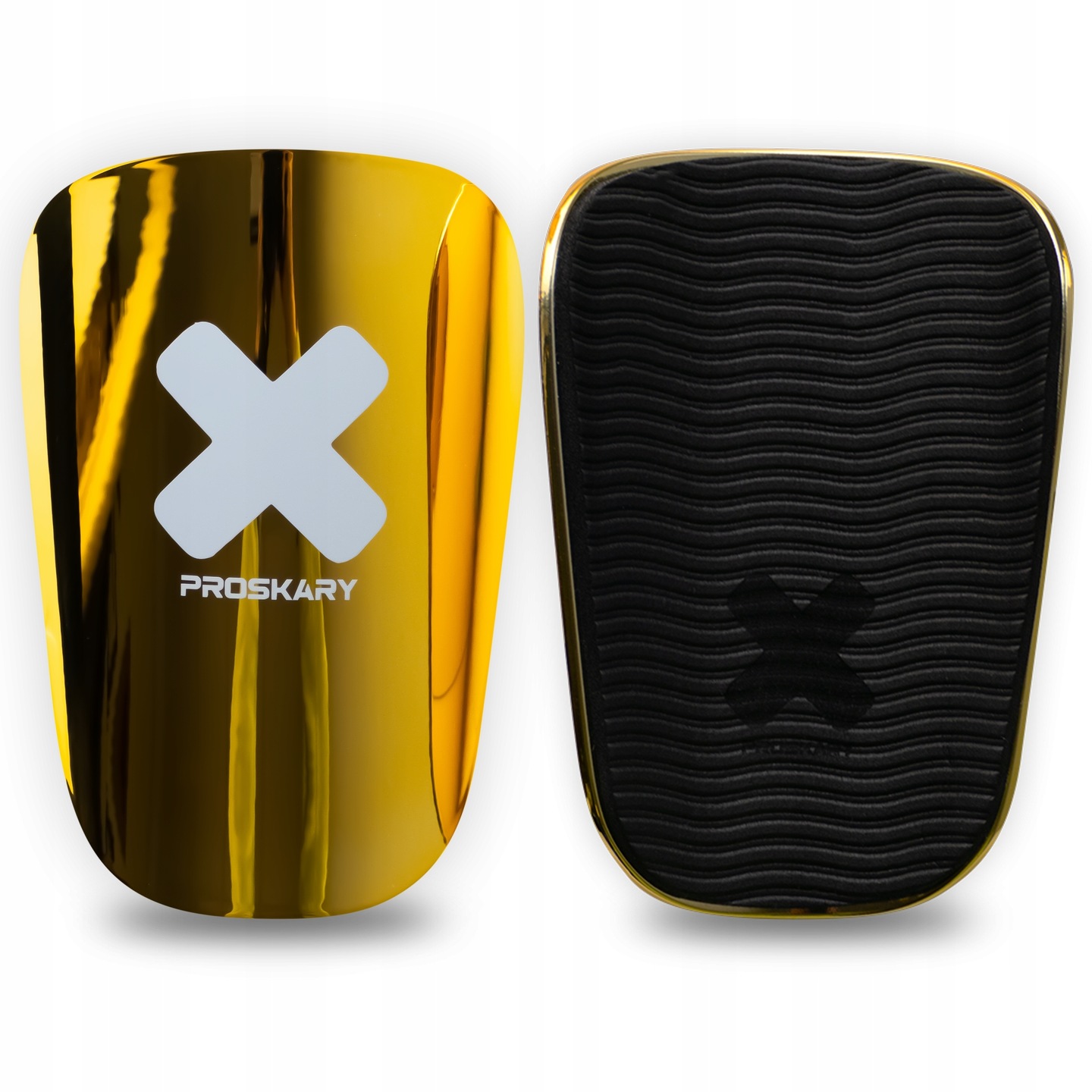 Golden Goal Ochraniacze Piłkarskie 13x9 cm Lekkie i Wytrzymałe Nagolenniki