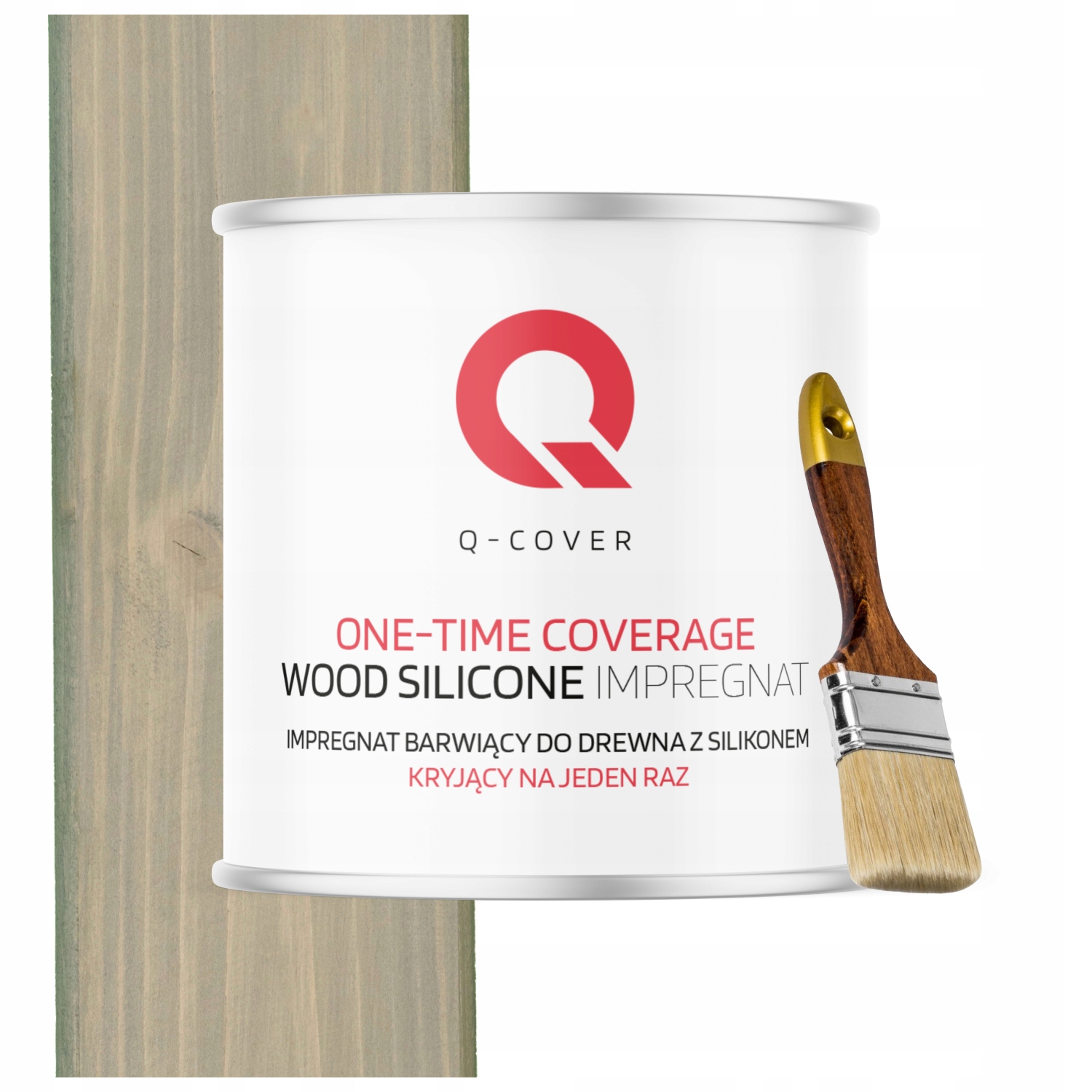 Impregnace Na Dřevo Na Jedno Použití Extra Světlá Šedá 2,5L Dárek