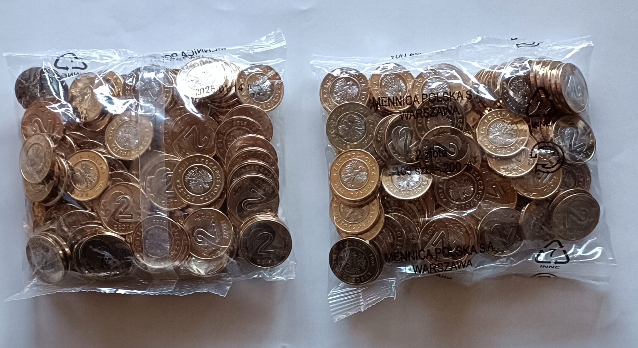 2 ZŁOTE 2026 SASZETKA MENNICZA