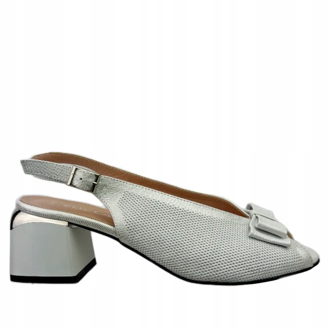 Dámské sandály Boccato 506.224 stříbrné 38, Stříbro