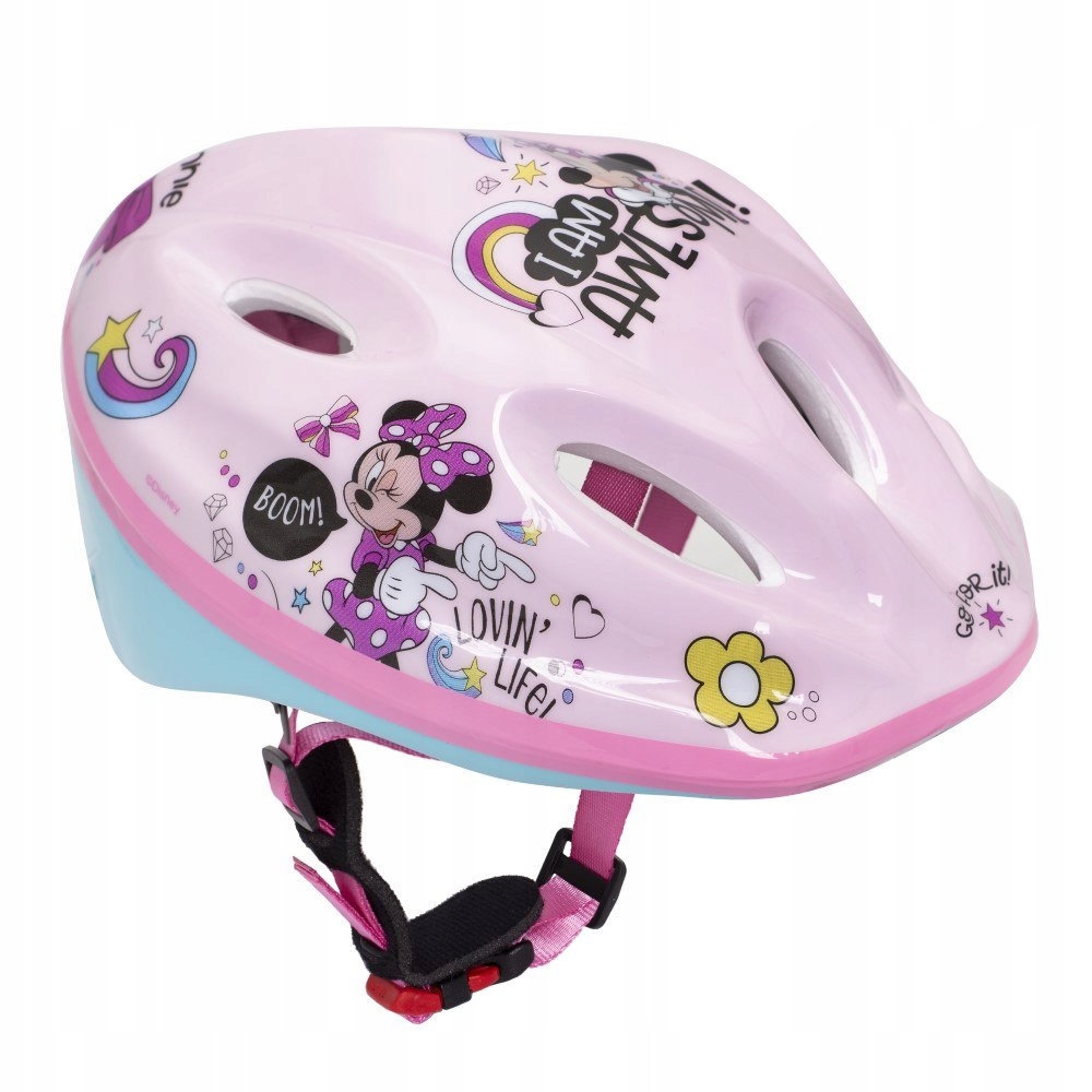 KASK ROWEROWY SPORTOWY RÓŻOWY WENTYLACJA MINNIE