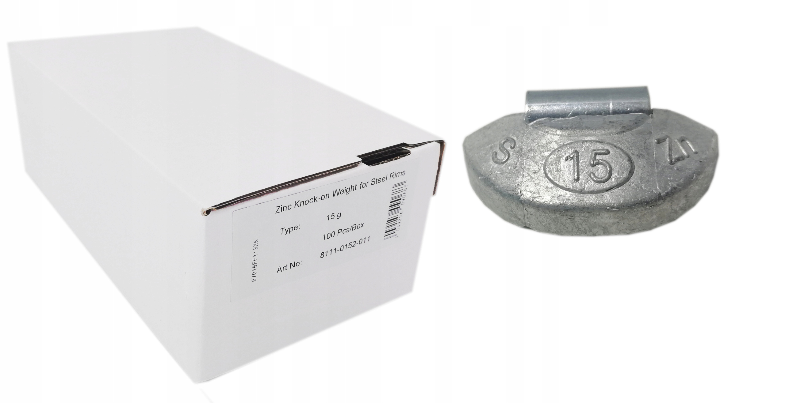 

Ciężarki do felg cynkowe 15g (zn) 100 szt.
