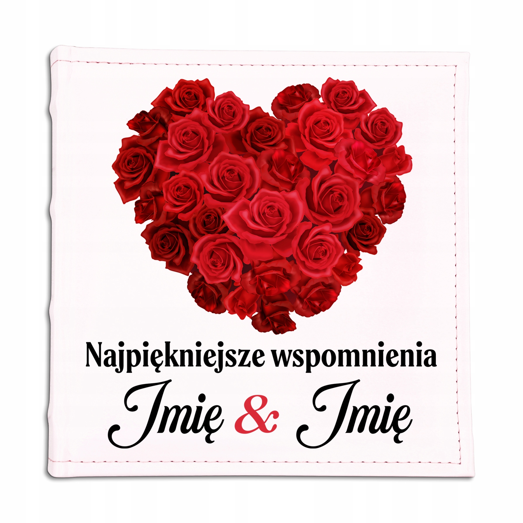 Kožené album Dárek pro pár Nejkrásnější vzpomínky Jména Perso