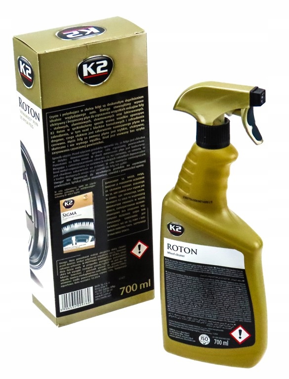 K2 ROTON PŁYN DO CZYSZCZENIA I MYCIA FELG 700 ML Numer katalogowy producenta G167