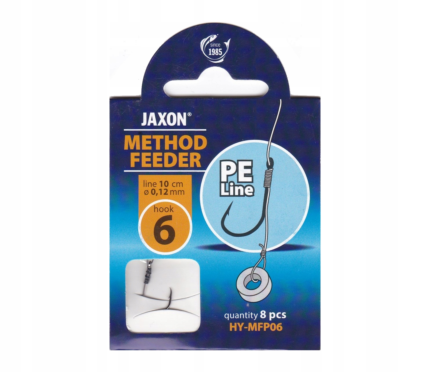Haczyki Jaxon Method Feeder Mfp 6 z plecionką 0,12 mm