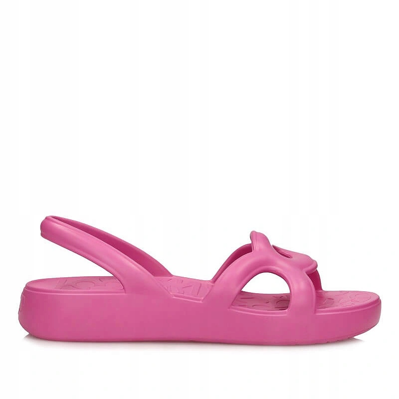 Dámské sandály Wonders Glub Fucsia růžové, nazouvací na platformě