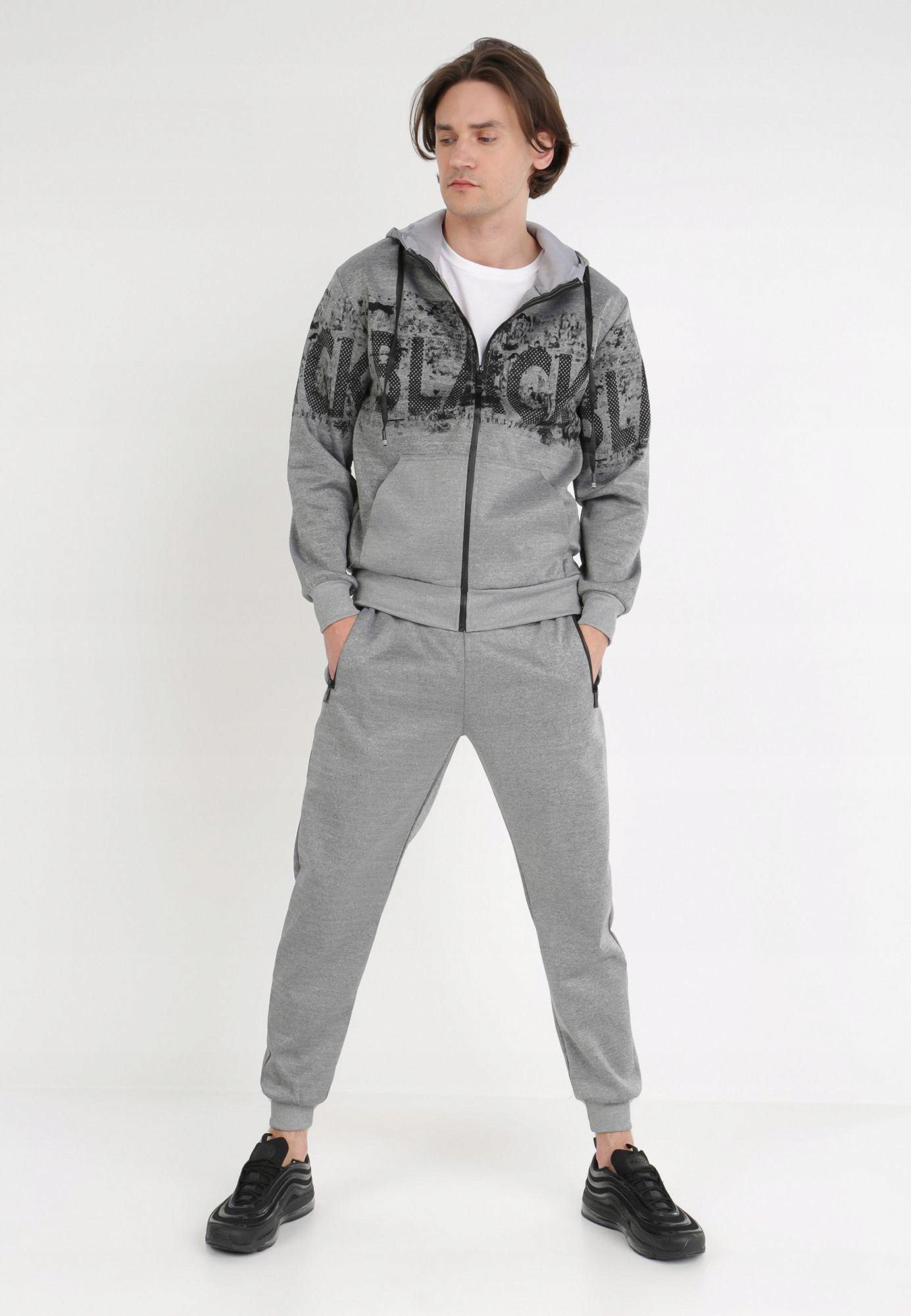 

Born2Be Ciemnoszary Komplet Dresowy męskie