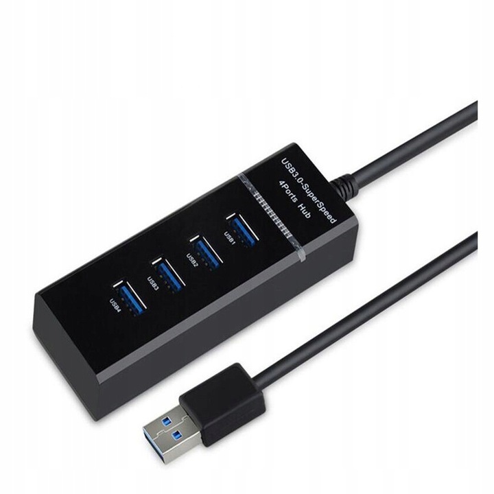 

Hub Usb Rozdzielacz 4 Porty Usb 3.0 5Gb/s
