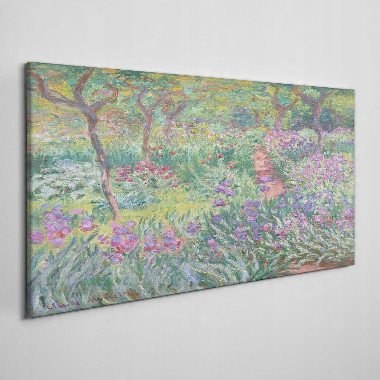 

Obraz na płótnie Ogród w giverny Monet 140x70 cm