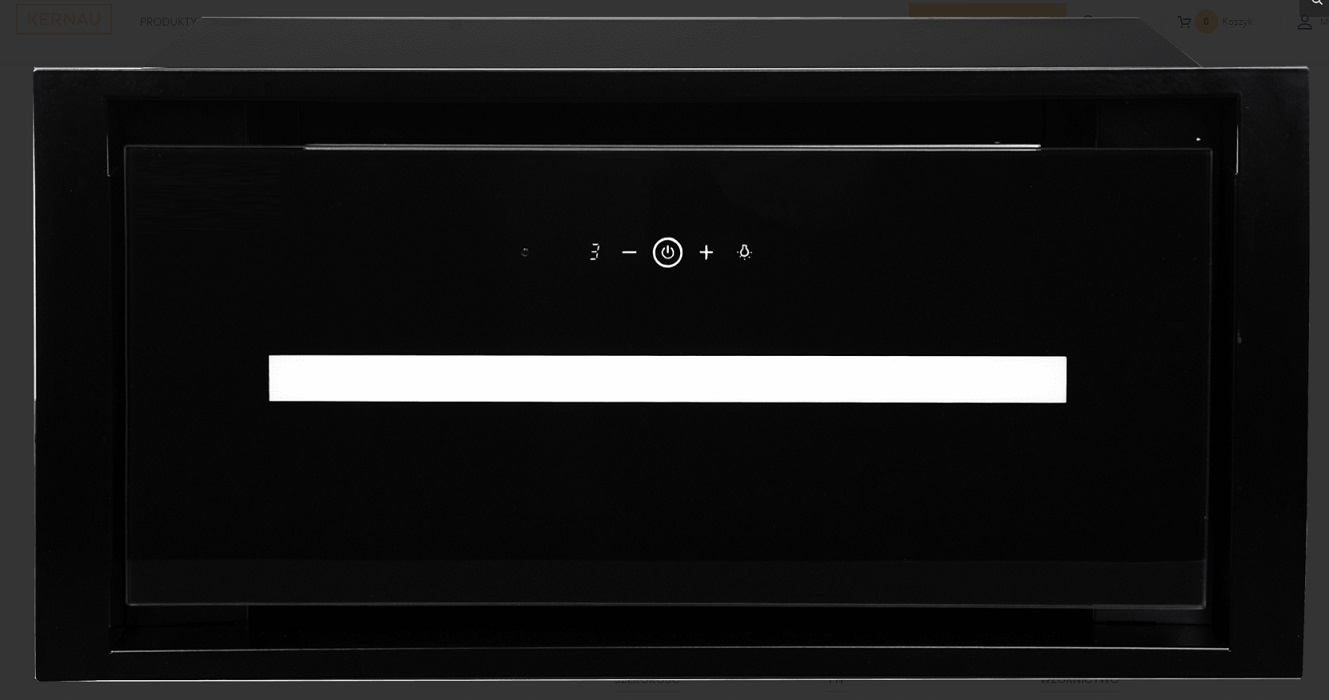 Odsavač par Kernau KBH1360B černý, vestavný, silný, tichý!!