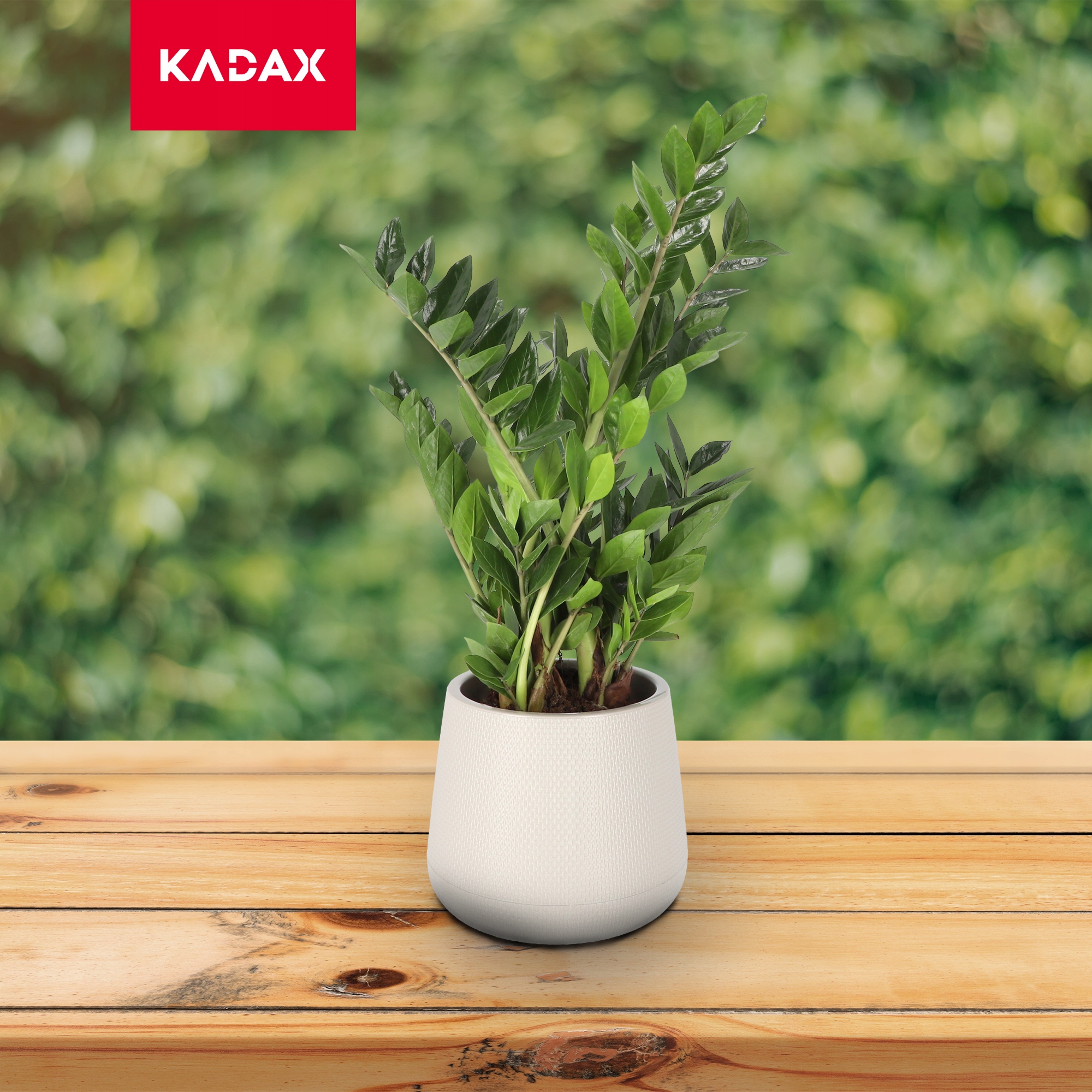 DONICZKA OSŁONKA NA KWIATY PODSTAWKA BEŻOWA 13cm Marka Kadax