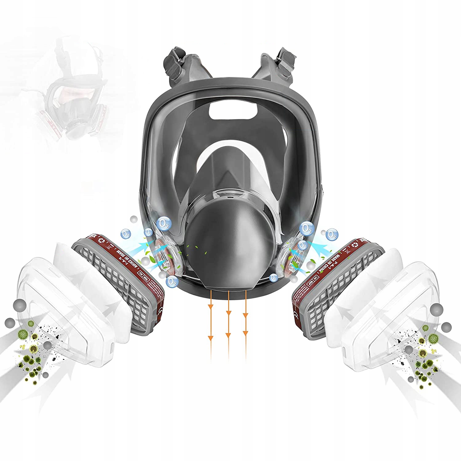 WIELOKROTNEGO MASKA PEŁNOTWARZOWA 6800 MASKA Marka inny