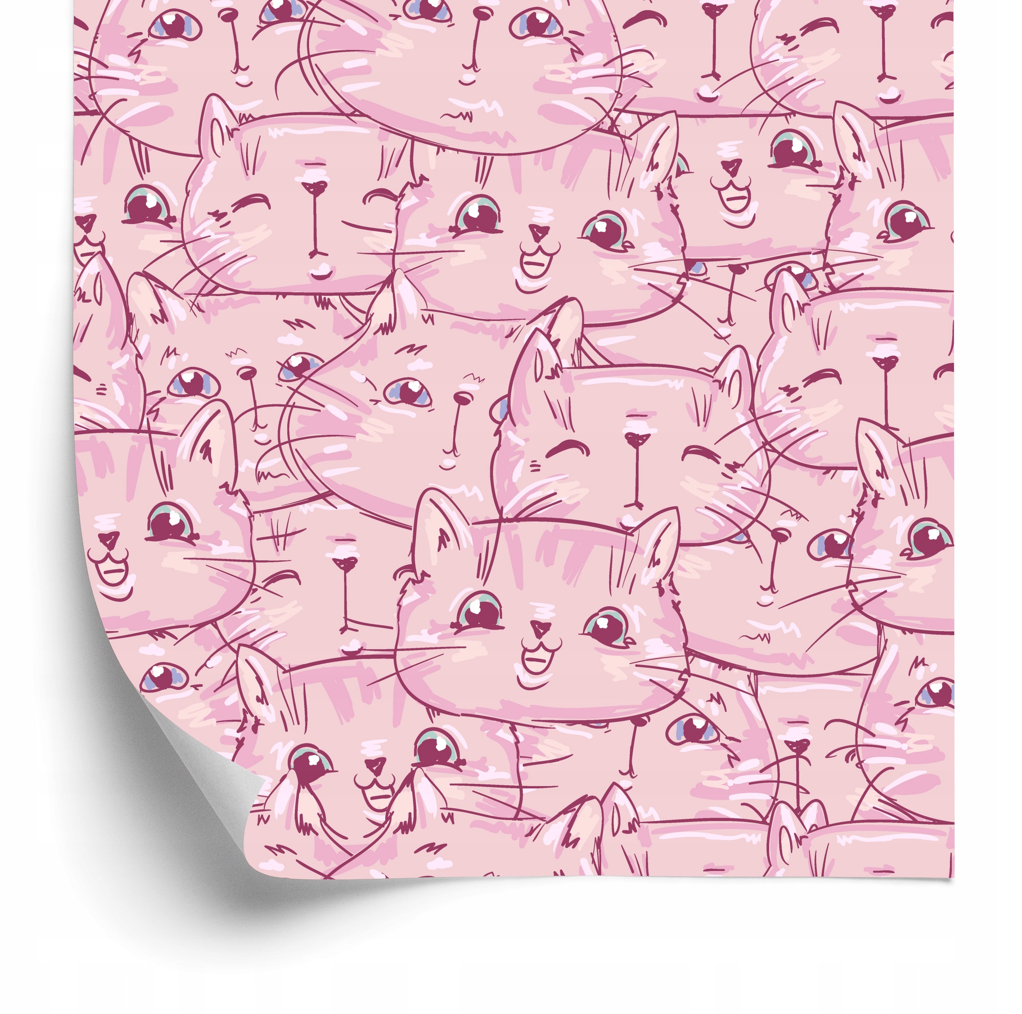 Tapeta pre deti Malé mačiatka 50x1000 cm