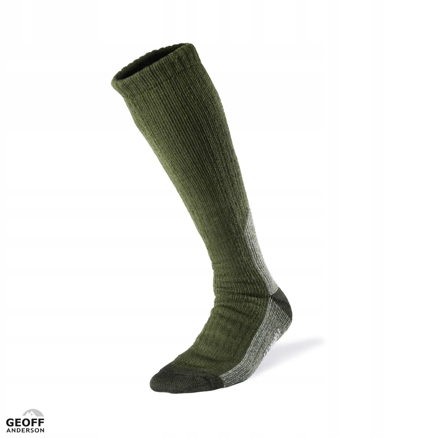 Ponožky Geoff Anderson WizWool HeavyWeight Green vel M 41-43