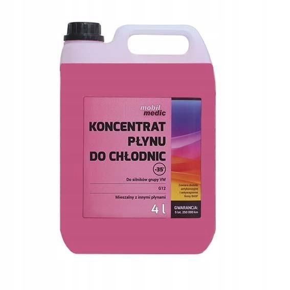 

Płyn Do Chłodnic Mobil Medic Koncentrat 4L