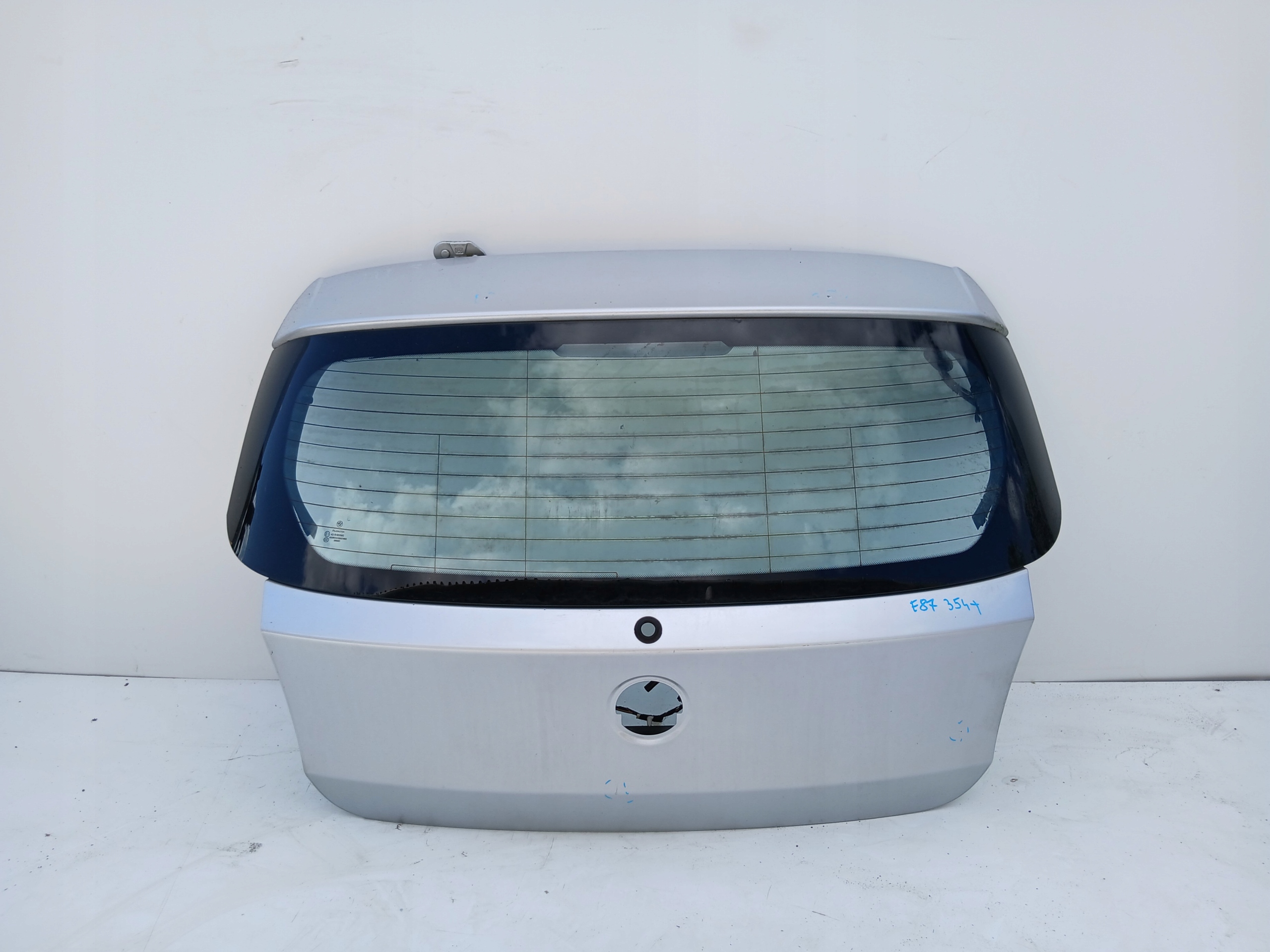trunk door boot BMW E87 354/7 TITANSILBER