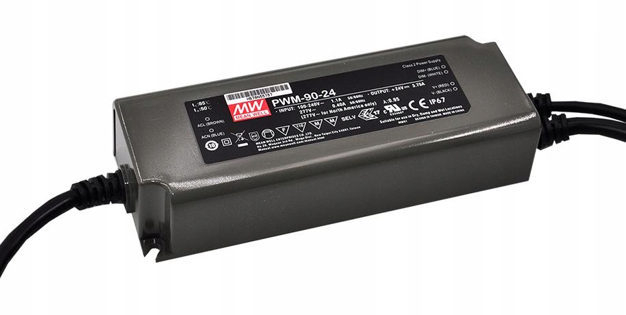 Mean Well Napájecí zdroj s Dali Led rozhraním 24V 3.75A 90W