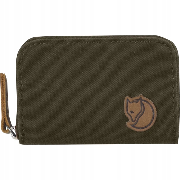 Portfel Fjallraven Zip Card Holder Dark Olive