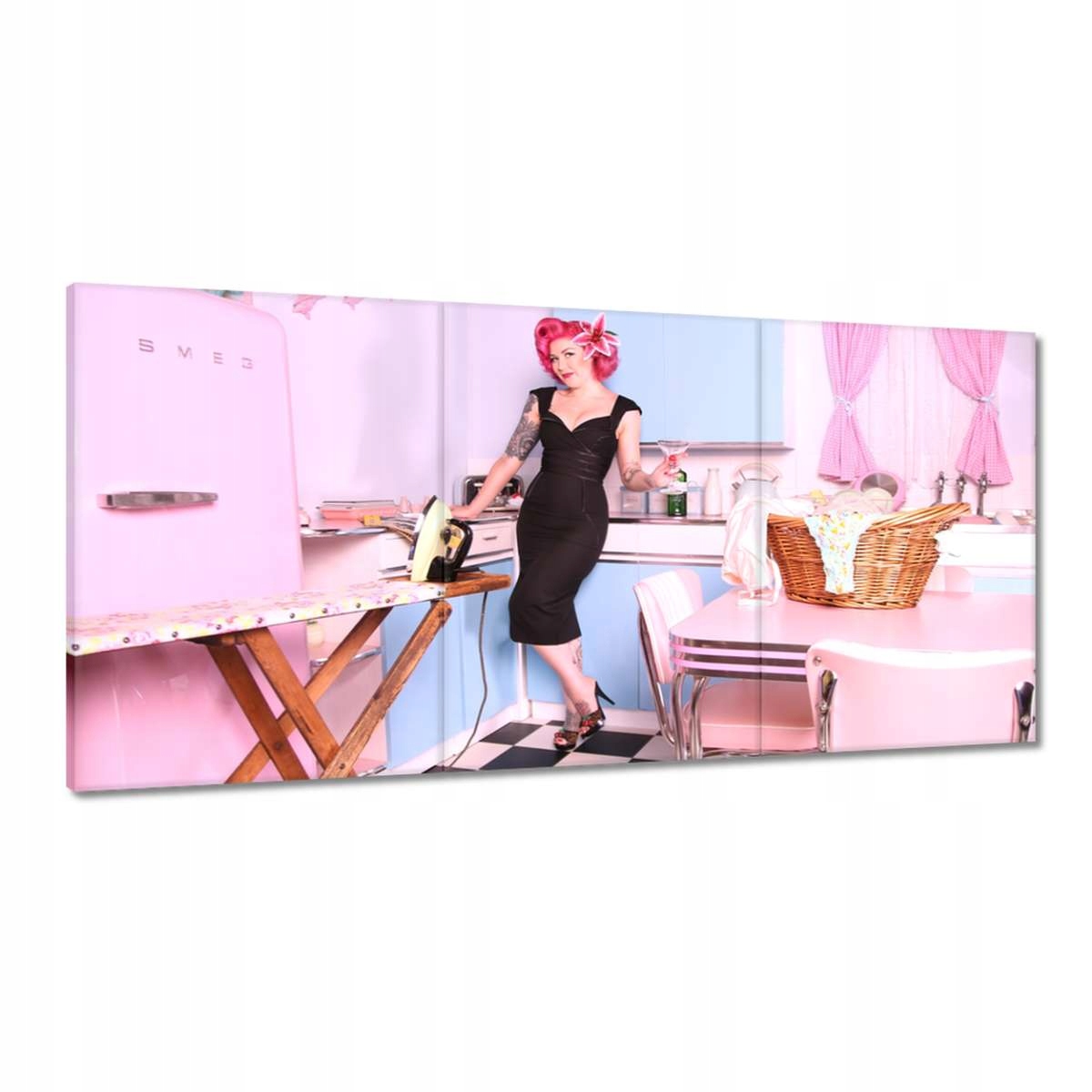 Obrazy 120x60 Vintage Žena Holka