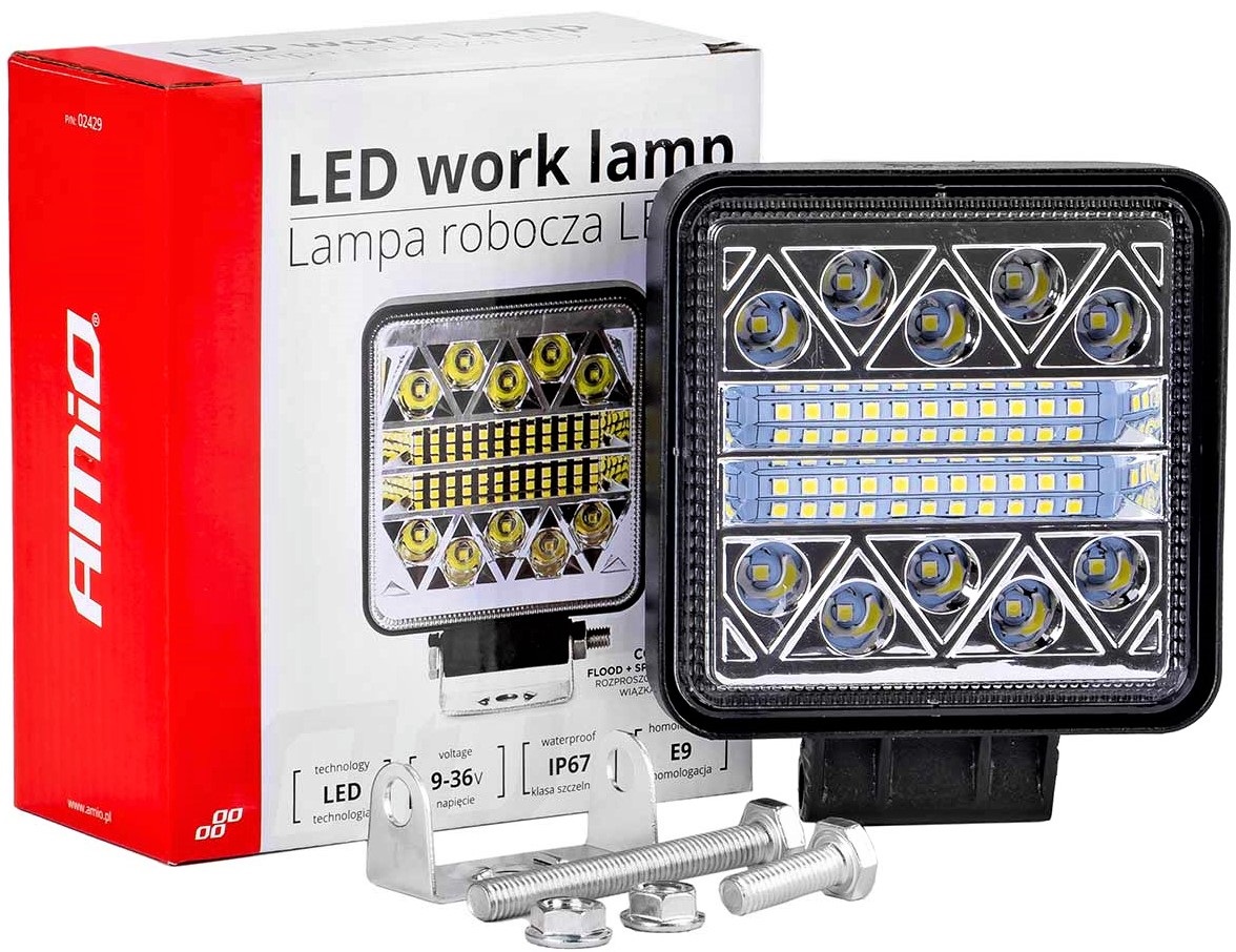 LAMPA ROBOCZA HALOGEN SZPERACZ 9-36V 26LED 6500K