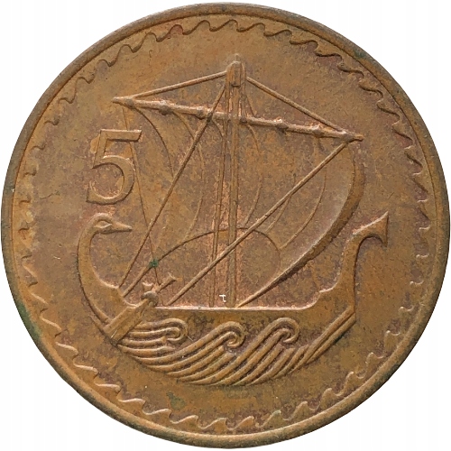 50436. Cypr 5 milów, 1980r.